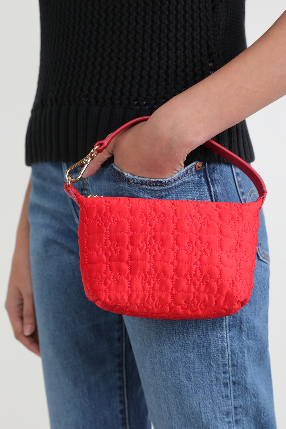 תמונת כל הלוק של תיק נשיאה פרפר בגודל סמול